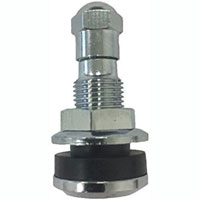 (image for) Trailer Wheel Valve Stem 0.453"/0.625" Chrome Steel Dexter/Redneck #TR416