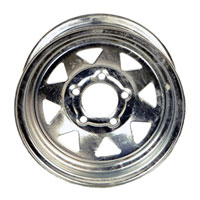 (image for) Steel Spoke Trailer Wheel 5 On 4.5" Bolt Pattern Galvanize 13” X 4.5" Dexter/Redneck #WH1345-5GVS
