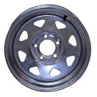 (image for) Steel Spoke Trailer Wheel 6 On 5.5" Bolt Pattern Galvanized 16”x6” Dexter/Redneck #WH166-6GVS