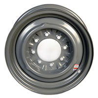 (image for) Steel OEM Trailer Wheel 8 On 6.5" Bolt Pattern Gray 16” x 6” Dexter/Redneck #WH166-8650E-5IN-GY