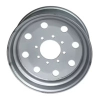 (image for) Trailer Wheel Steel Modular HD 8 On 6.5" Bolt Pattern Silver 17.5 x 6.75" Dexter/Redneck #WH175675-8SM08IN