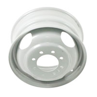 (image for) Steel OEM Dual Wheel 8 On 275MM Bolt Pattern Gray 17.5 x 6.75 Dexter/Redneck #WHD175675-275-80E